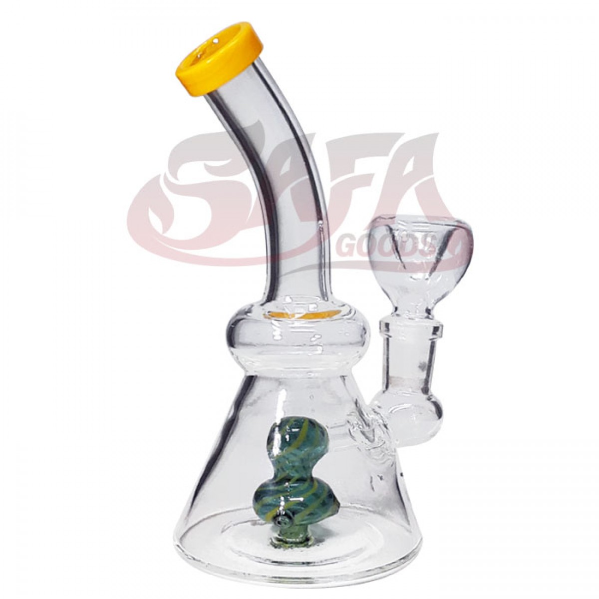 6 Inch Glass Water Pipes - Showerhead Percolator